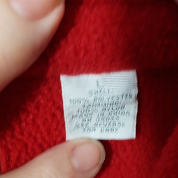 LARGE MENS GAP GP TECH JACKET RED/BLACK 226 - Picture 6 of 7